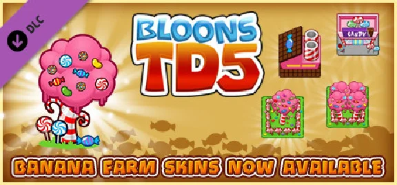 Bloons TD 5 - Candy Banana Farm Skin DLC * STEAM RU🔥