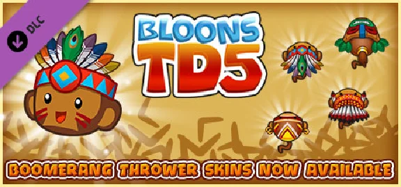 Bloons TD 5 - Tribal Boomerang Thrower Skin DLC