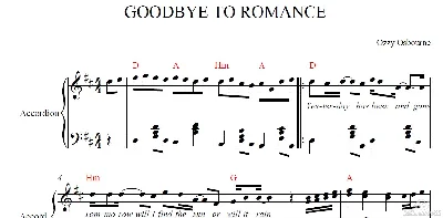 Goodbye to romance Ozzy Osbourne