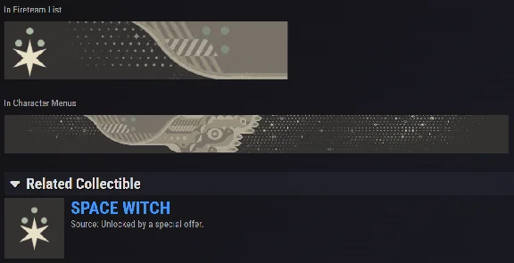 Destiny 2 emblem - SPACE WITCH
