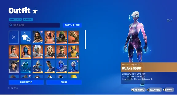 FORTNITE🎮 48+ СКИНОВ АККАУНТ |OG GALAXY SCOUT| + ПОЧТА