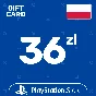 ⭐️PSN Top Up Card 36 PLN Poland
