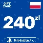 ⭐️PSN Top Up Card 240 PLN Poland