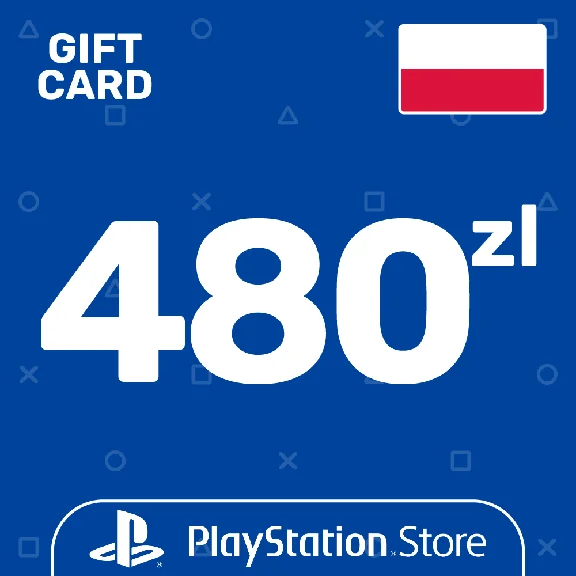 ⭐️PSN Top Up Card 480 PLN Poland