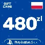 ⭐️PSN Top Up Card 480 PLN Poland