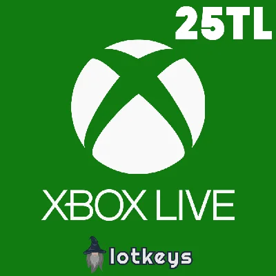 ⭐25 TL Xbox Live Gift Card TRY