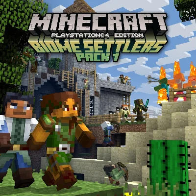 Minecraft: Biome Settlers Skin Pack 1✅PSN✅PS4
