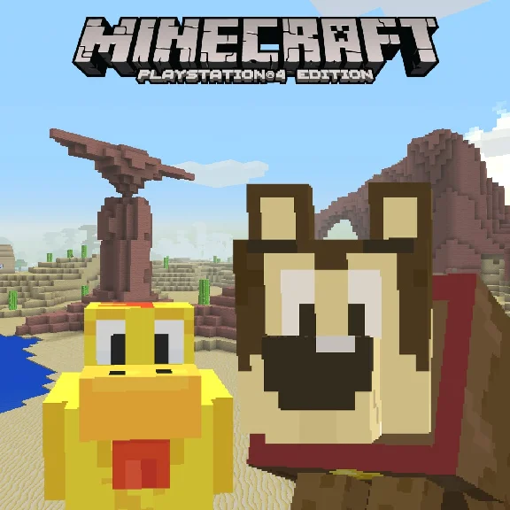 Minecraft Cartoon Texture Pack✅PSN✅PS4✅PLAYSTATION