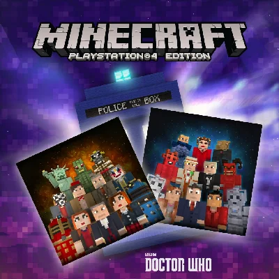 Minecraft: Doctor Who Skins I & II Bundle✅PSN✅PS4