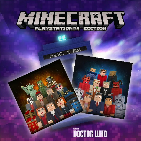 Minecraft: Doctor Who Skins I & II Bundle✅PSN✅PS4