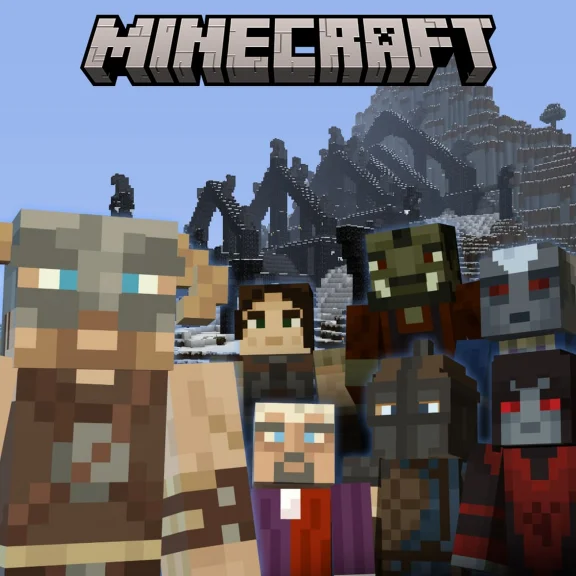 Minecraft Dragonborn Mash-up✅PSN✅PS4✅PLAYSTATION