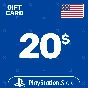 ⭐️PSN Top Up Card 20$ (USD) USA