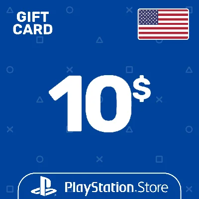 ⭐️PSN Top Up Card 10$ (USD) USA