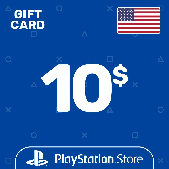 ⭐️PSN Top Up Card 10$ (USD) USA