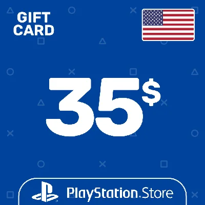 ⭐️PSN Top Up Card 35$ (USD) USA