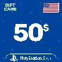⭐️Карта Пополнения PSN 50$ (USD) США