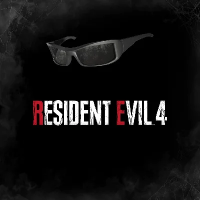 ✅Resident Evil 4  аксессуар для Леона Тёмные очки спорт