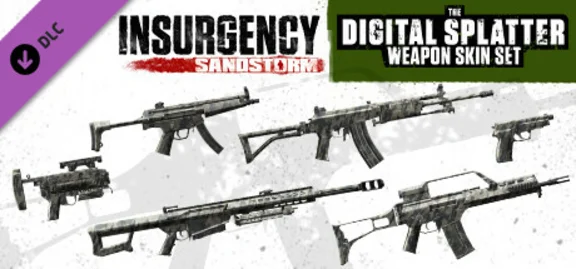 🍁 Insurgency: Sandstorm - Digital Splatter Weapon Skin
