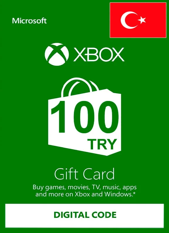 🧙‍♂️XBOX GIFT CARD 100TL🔑TURKEY 🔝 OFFER 💫paypal💸