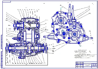 Plans Transfer box VAZ-2121