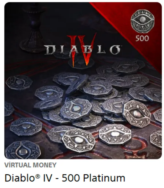 💥Diablo IV: 500-18500  Платины 🔵 PS4/PS5 🔴TR🔴