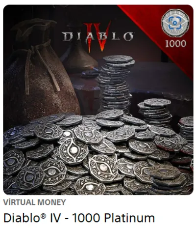 💥Diablo IV: 500-18500  Платины 🔵 PS4/PS5 🔴TR🔴