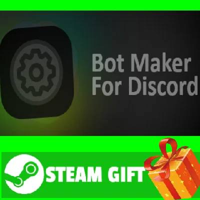 ⭐️ВСЕ СТРАНЫ+РОССИЯ⭐️ Bot Maker For Discord STEAM GIFT