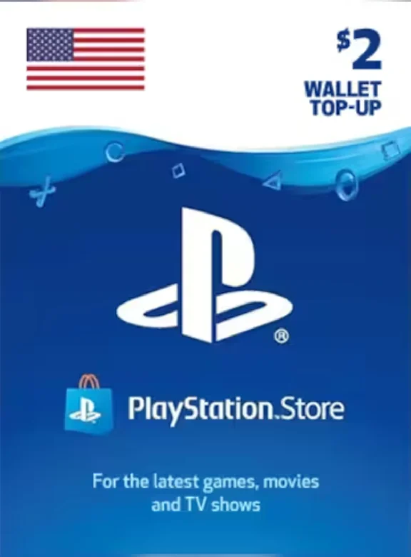 🔶PSN 2 USD $ USA [Official Key] Top Up | Gift Card