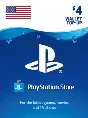 PSN 4 USD $ USA [Official Key] Top Up | Gift Card