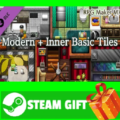⭐️ RPG Maker MV Modern + Inner Basic Tiles STEAM GIFT