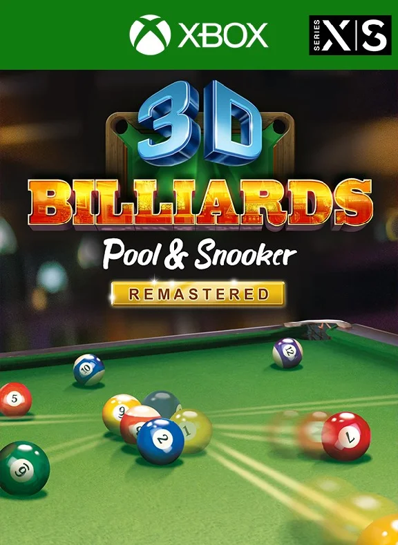 3D BILLIARDS - POOL & SNOOKER - REMASTERED❗XBOX KEY