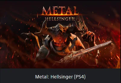 💥Metal: Hellsinger 🔵 PS4/PS5 🔴TURKEY🔴