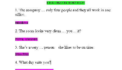 English language - 1st semester (Answers to the Synergy