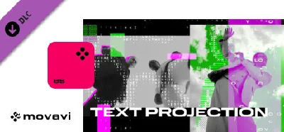 Movavi Video Suite 2024 - Text Projection Overlay Pack