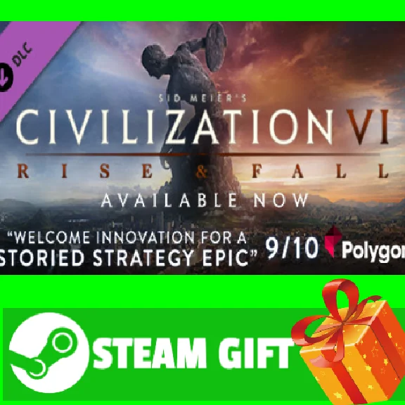 ⭐️Sid Meier’s Civilization VI: Rise and Fall STEAM GIFT