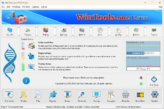 WinTools.one Home