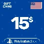 ⭐️PSN Top Up Card 15$ (USD) USA