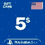 ⭐️PSN Top Up Card 5$ (USD) USA