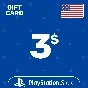 ⭐️PSN Top Up Card 3$ (USD) USA