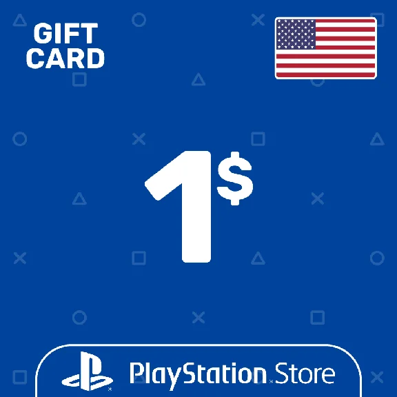 ⭐️PSN Top Up Card 1$ (USD) USA