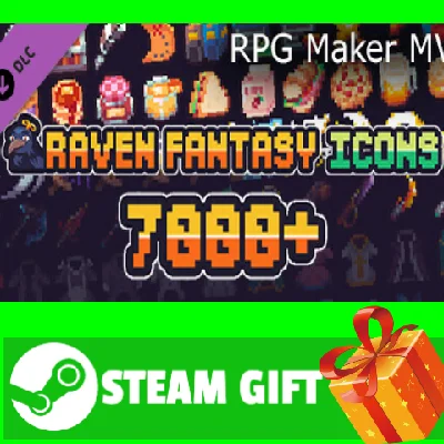 ⭐️ RPG Maker MV Raven Fantasy Icons 7000+ STEAM GIFT