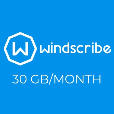 ✅ Windscribe.com VPN 30 GB/month ⏩ UNIQUE quality