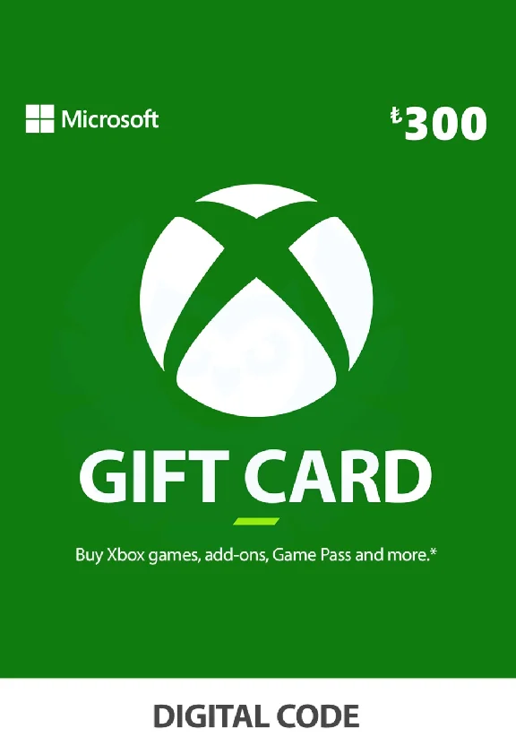 XBOX GIFT CARD - 300₺ TRY TL LIRA (TURKEY) 🇹🇷🔥TR TUR
