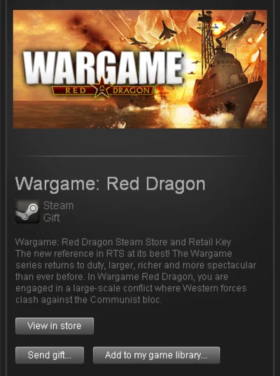 Wargame: Red Dragon - STEAM Gift - Region RU+CIS+UA