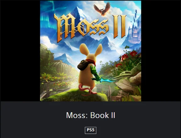 💥Moss: Book II 🔵 PS4/PS5 🔴ТR🔴