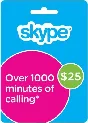 🔶Skype [Original voucher] 25 $ USD US