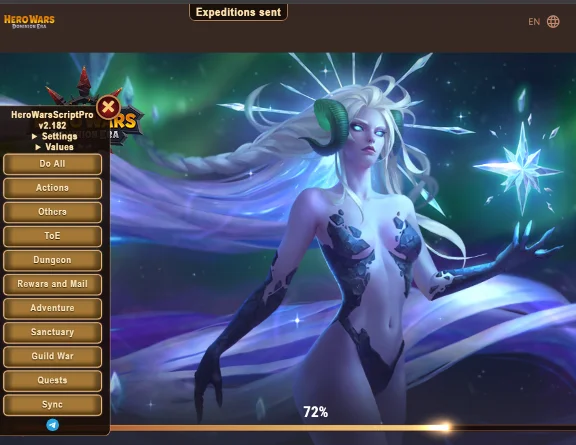 [EN] Hero Wars Script Pro (with Auto Combat function)