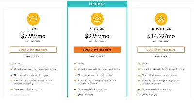 🧡 Crunchyroll Premium 1/12 Months  ON YOUR ACCOUNT