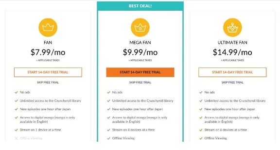 🧡 Crunchyroll Premium 1/12 Months  ON YOUR ACCOUNT