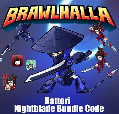 🔑KEY★Prime Gaming🟨Nightblade Bundle★BrawllHalla